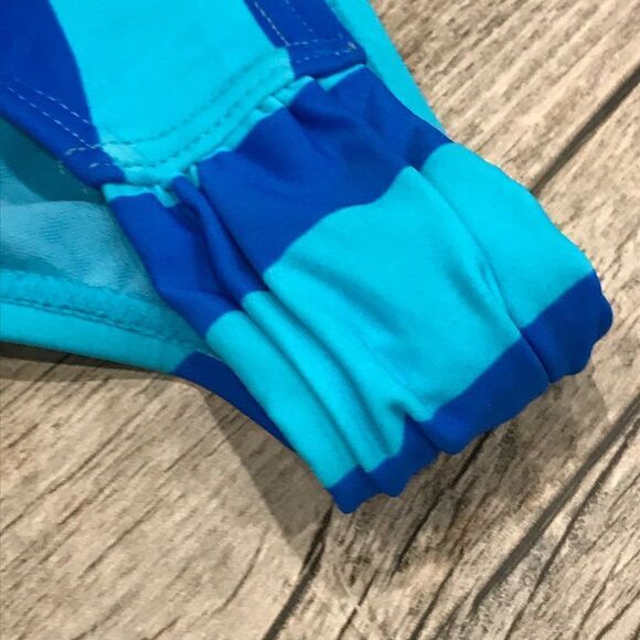Adore Me striped blue bikini bottom - Picture 6 of 11